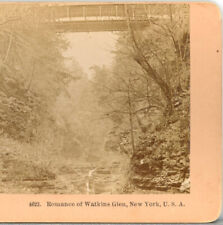 NEW YORK, Romance of Watkins Glen--Kilburn Stereoview J84 picture