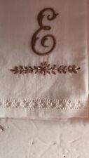 Initial Monogram E Linen Hand Towels-Set of 2 picture