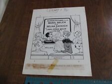 FROM NINE TO FIVE (9 to 5) ORIGINAL COMIC ART, JO FISCHER, 9-15 1956 picture