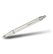 Parker IM Pearl White & Chrome Trim Ballpoint  Pen New In  Box picture