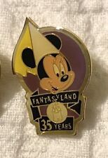Vintage Disney Fantasyland 35 Years Anniversary Pin Disneyland Minnie Mouse picture