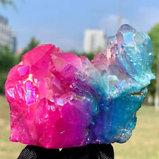 389G  Color Phantom Quartz Crystal SinglePoint Mineral Specimen Healing Rainbow picture