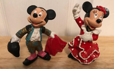 Mickey Matador & Minnie Flamenco Dancer Figurine Disney Bullyland Germany Figure picture