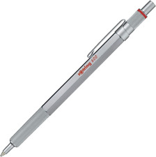 Rotring 600 Ballpoint Pen, Medium Point, Black Ink, Silver Barrel, Refillable, 1 picture