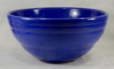 Pfaltzgraff Mixing Bowl Cobalt Blue Stoneware 9in Nesting Retro Vintage As Is picture