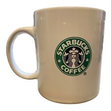 Starbucks Coffee Mug Cup Logo Green & Black On White 2009 11 oz Original Design picture