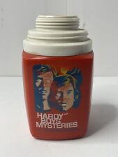Hardy Boys Mysteries 1977 Universal Red Plastic Lunchbox Thermos Only - Vintage picture