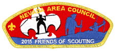 2015 Friends of Scouting GMY Border Nevada Area Council CSP Patch NV Boy Scouts picture