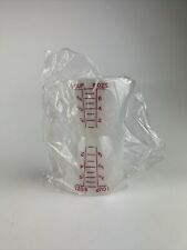 Vintage Tupperware Double Sided 8 oz. Measuring Cup Hourglass Wet/Dry picture