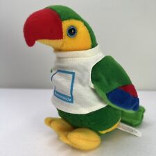 1998 Nationwide Insurance Parrot Beanbag Plush Promo 6” picture