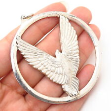 925 Sterling Silver Vintage Wallace “Peace On Earth” Dove Ornament picture