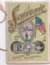 Antique Last Day Of School SOUVENIR North Woodbury PA 1905 - 1906 picture