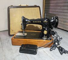 Vintage 1955 Singer Model 15 Sewing Machine with Case picture
