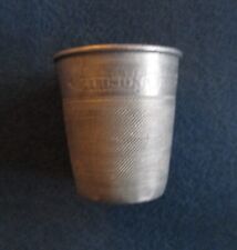 Rare Pre Prohibition Advertising Thimble Gibson Whiskey Schenectady New York picture