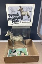 Vintage 1970s Breyer 220 Dapple Gray Proud Arabian Foal Original Box Mold Mark?? picture