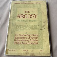 Vintage Argosy And The Peterson Magazine April 1898 Vol. XXVII No 3 Condition VG picture