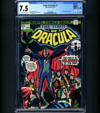 Tomb of Dracula #7 CGC 7.5 1ST QUINCY & EDITH HARKER & SAINT THE DOG Marvel 1973 picture