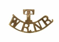 T W.R.N.R Shoulder Title Brass Metal picture