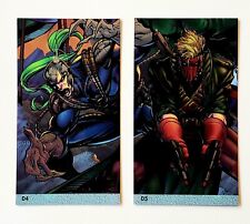 1994 Wildstorm Wild C.A.T.S Double Chrome Widevision #D4 & #D5 (Lot of 2 cards ) picture
