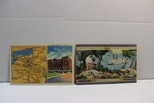 Mark Twain Hotel and Hotel Lobby Mural, Elmira New York Lot of 2 picture