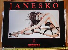 1996 Jennifer Janesco Glamourcon 6 Los Angeles Print pin-up SEXY 18x24