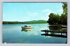 Wolfeboro NH-New Hampshire, Rust Pond, Antique, Vintage Postcard picture