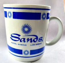 Vintage Sands Hotel Casino Advertising Coffee Mug. 12 oz With 60s/70s Logo picture
