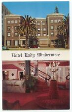 Santa Monica CA Hotel Lady Windermere Postcard California picture