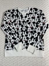 Disney Mickey Mouse Sweatshirt Fleece Girls 14 Pullover Funny Faces EUC picture