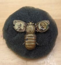 1896 McKinley Hobart Gold Bug Mechanical Presidential Campaign Pin -   picture