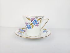 Antique Crown Windsor England 100% Fine Bone China Tea Cup And Saucer Gold Decor picture