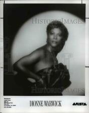 1990 Press Photo Dionne Warwick - cvp82528 picture