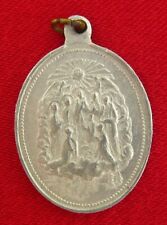 Vintage CANADIAN SAINTS & MARTYRS  PRAY FOR US Religious Catholic Medal Aluminum picture