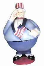 Depar TMENT Uncle Sam Fourth Of July Patriotic Figurine bowl patriotic picture