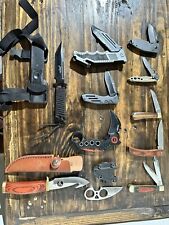Lot of 9 Pocket Knives And 2 Fixed Blades picture