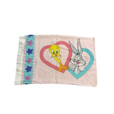 Vintage Warner Bros Standard Pillowcase Pink Tweety Sylvester Bugs Bunny picture