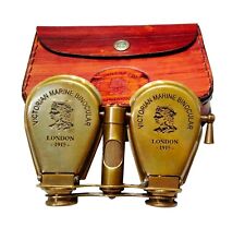 Victorian Antique Solid Brass Binocular, Binoculars for Hunting & Bird Watching picture