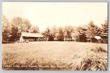Postcard RPPC Photo New Hampshire Tankaku Lodge Camp Anawan 1938 Girls picture