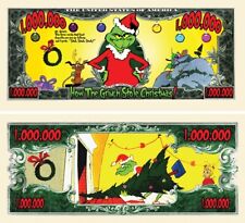 The Grinch Christmas 50 Pack Collectible 1 Million Dollar Bills Funny Money picture