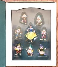 Disney Snow White and the Seven Dwarfs Christmas Storybook Ornament Set 8 Pc ** picture