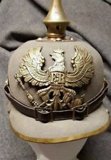 WWI Reproduction Prussian Pickelhaube Helmet Plate with Brass Finish picture