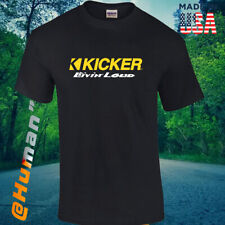 New Kicker Livin Loud Audio Logo Men's T-Shirt Size S-5XL  picture