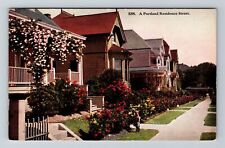 Portland OR-Oregon, Residence Street Vintage Souvenir Postcard picture