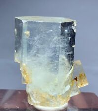 134 Ct Sky blue Beautiful Aquamarine Crystal Spicemen From Pakistan  picture