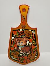 Khokhloma Russian Lacquer Wooden Paddle Wall Hanging (13