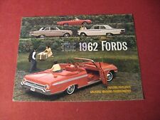 1962 Ford All Model Revised Sales Folder - Original picture