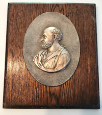 Bronze Brass Saint Peter Copper Plaque Christianity Peter The Apostle Vintage picture