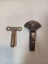 Antique Wrought Iron Large Vintage Security Lock Key ? Clock? Keys picture