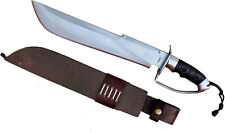 EGKH - 14 Inches Custom Handmade D-Guard hunting predator full tang dagger knife picture