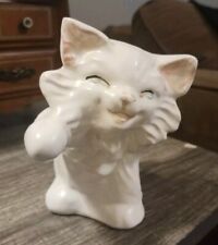MCM Playful Cat Figurine Ceramic Vintage Retro picture